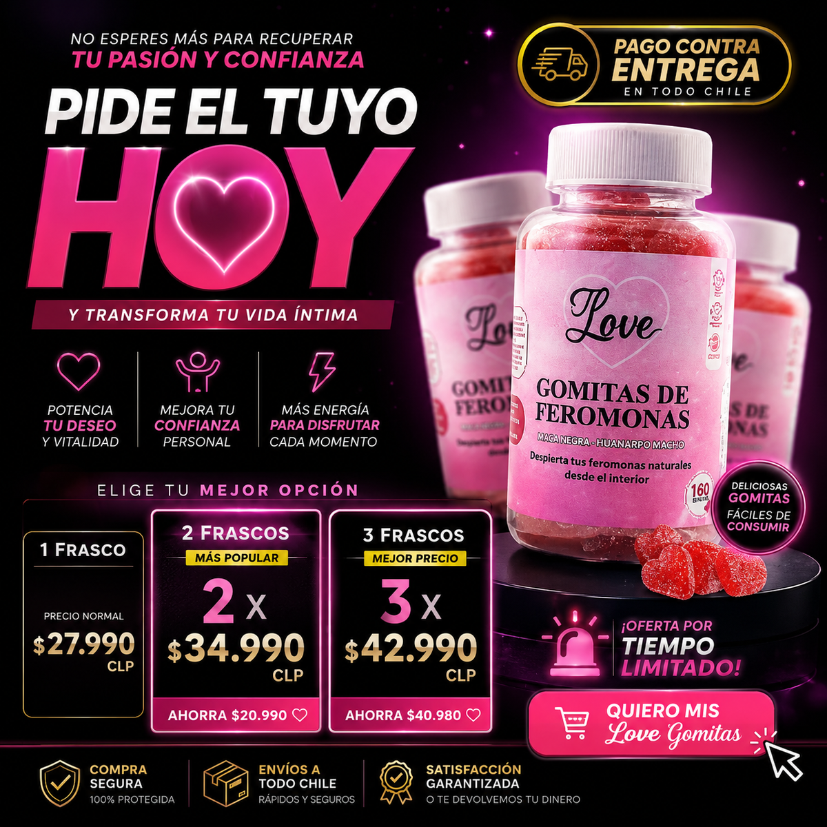 Love™ | Gomitas Premium de Feromonas