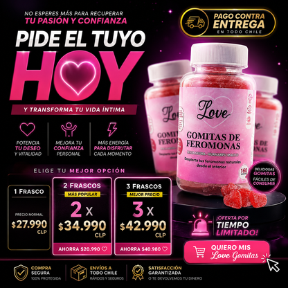 Love™ | Gomitas Premium de Feromonas