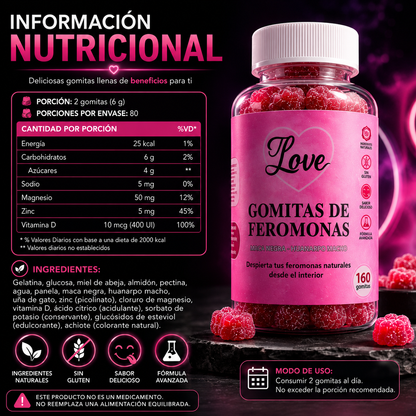 Love™ | Gomitas Premium de Feromonas