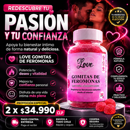 Love™ | Gomitas Premium de Feromonas