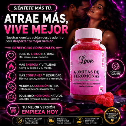 Love™ | Gomitas Premium de Feromonas
